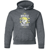 Sweatshirts Dark Heather / YS Pirate Forever Youth Hoodie
