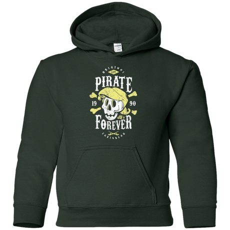 Sweatshirts Forest Green / YS Pirate Forever Youth Hoodie