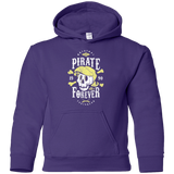 Sweatshirts Purple / YS Pirate Forever Youth Hoodie