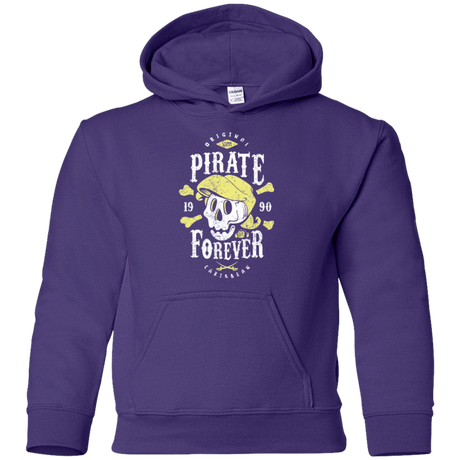 Sweatshirts Purple / YS Pirate Forever Youth Hoodie