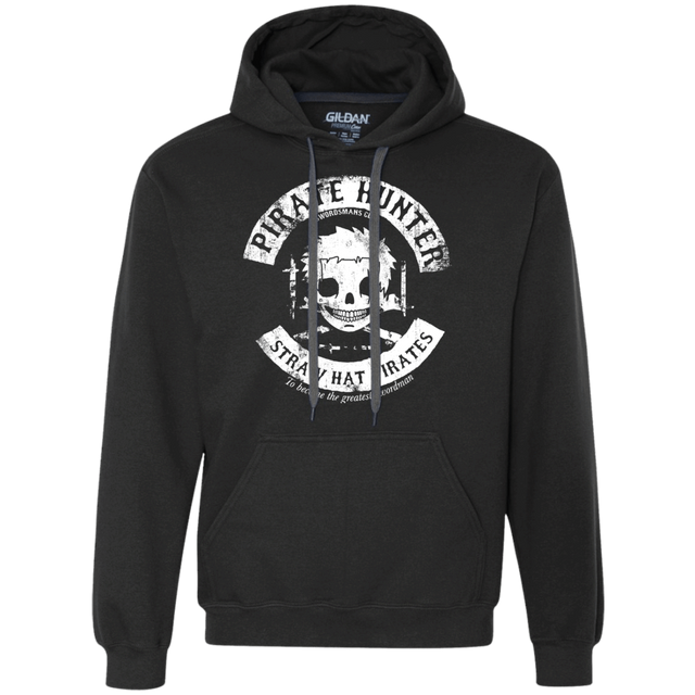 Sweatshirts Black / S Pirate Hunter Skull Premium Fleece Hoodie