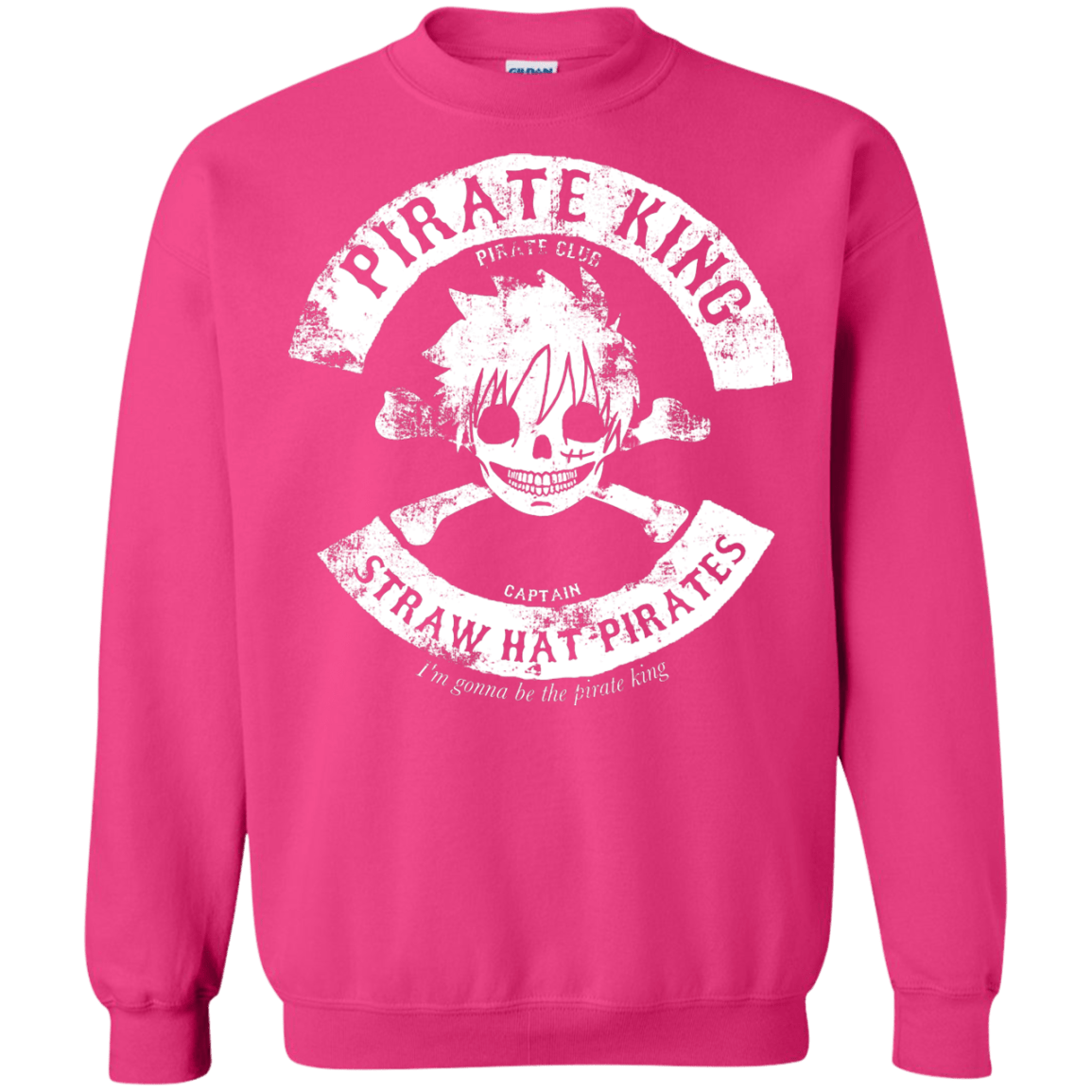 Sweatshirts Heliconia / S Pirate King Skull Crewneck Sweatshirt