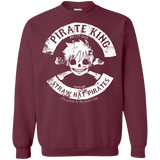 Sweatshirts Maroon / S Pirate King Skull Crewneck Sweatshirt