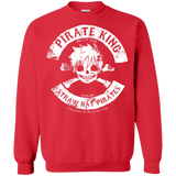 Sweatshirts Red / S Pirate King Skull Crewneck Sweatshirt