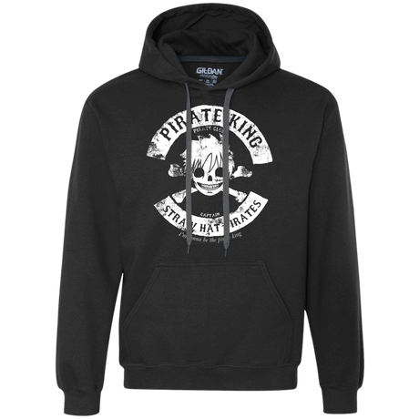 Sweatshirts Black / S Pirate King Skull Premium Fleece Hoodie