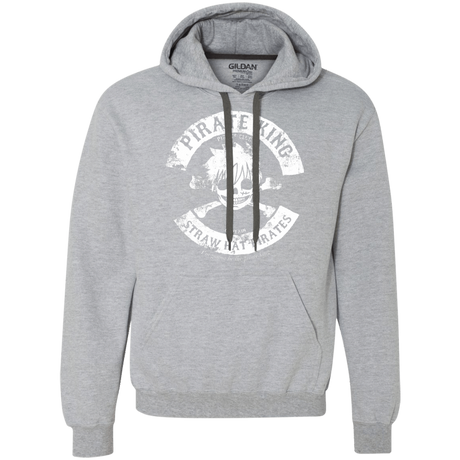 Sweatshirts Sport Grey / S Pirate King Skull Premium Fleece Hoodie