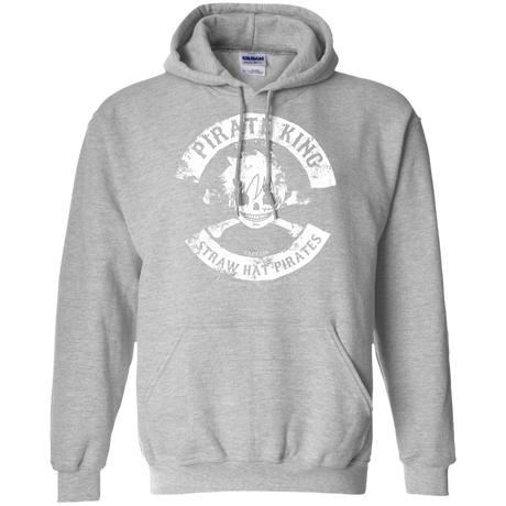 Sweatshirts Sport Grey / S Pirate King Skull Pullover Hoodie