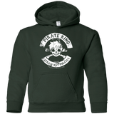 Sweatshirts Forest Green / YS Pirate King Skull Youth Hoodie