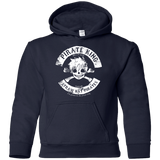 Sweatshirts Navy / YS Pirate King Skull Youth Hoodie