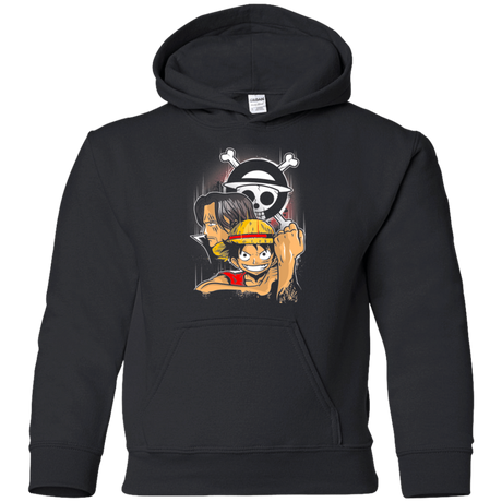 Sweatshirts Black / YS Pirate King Youth Hoodie