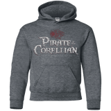 Sweatshirts Dark Heather / YS Pirate of the Corellian Youth Hoodie