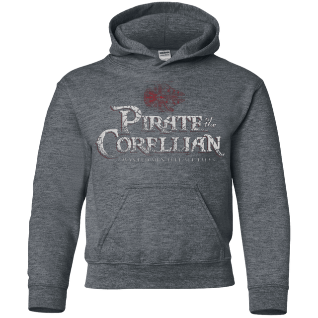 Sweatshirts Dark Heather / YS Pirate of the Corellian Youth Hoodie