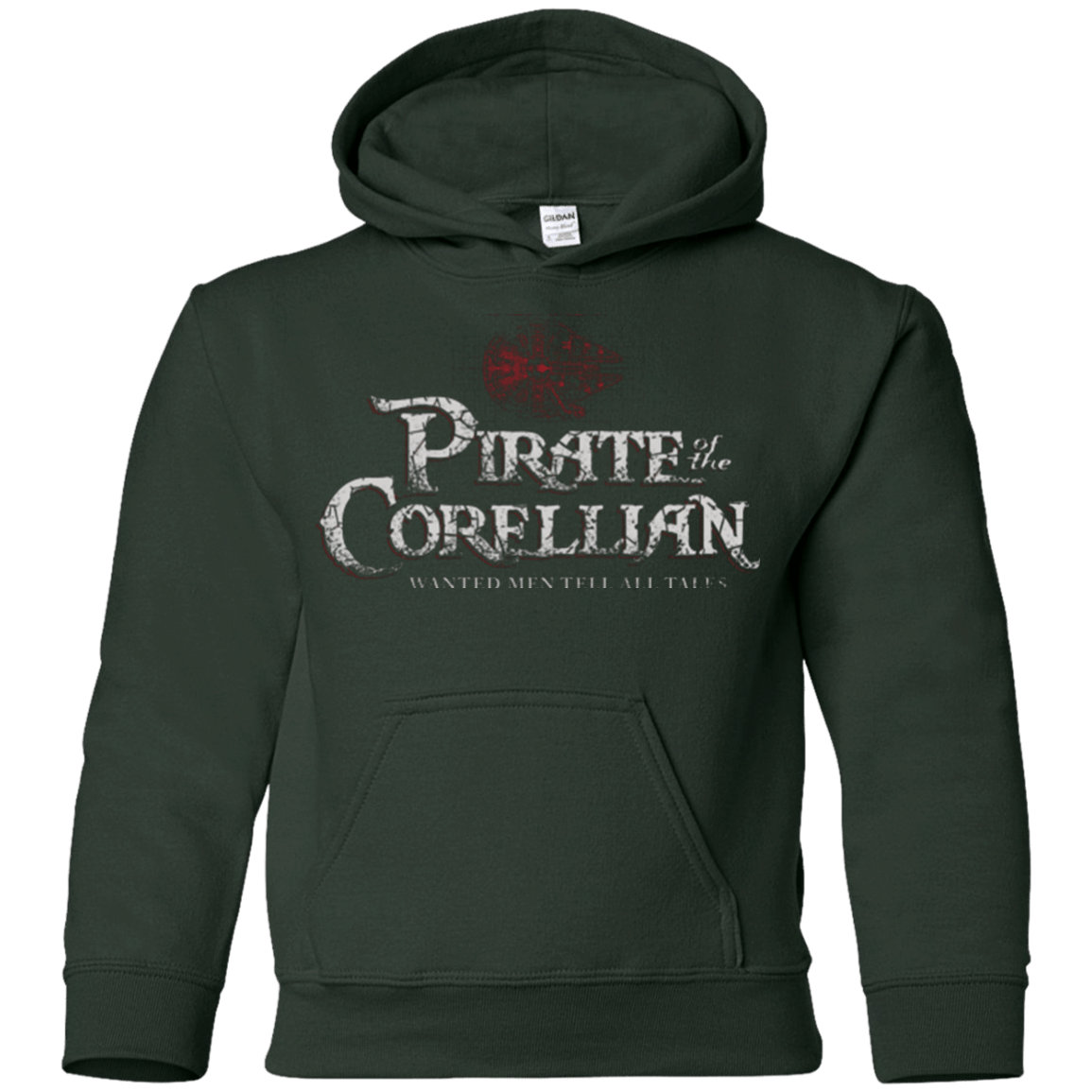 Sweatshirts Forest Green / YS Pirate of the Corellian Youth Hoodie