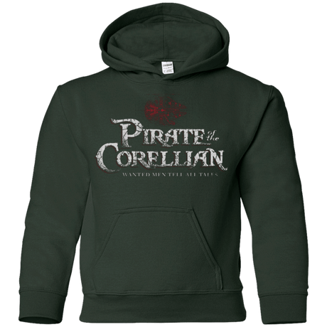 Sweatshirts Forest Green / YS Pirate of the Corellian Youth Hoodie