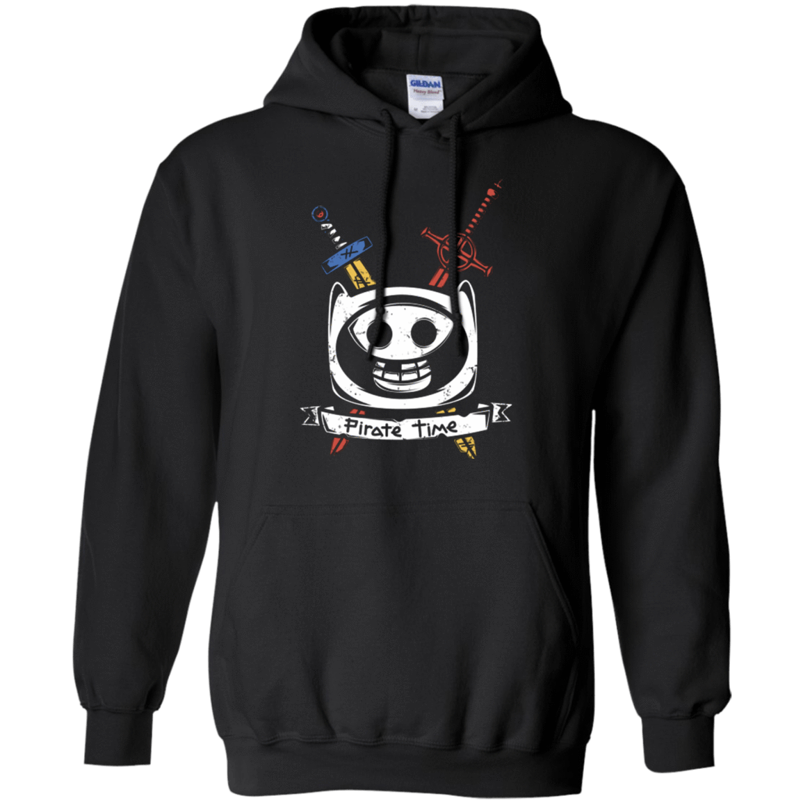 Sweatshirts Black / Small Pirate Time Pullover Hoodie