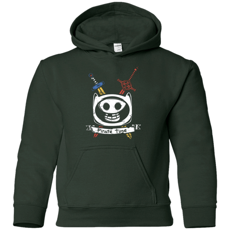 Sweatshirts Forest Green / YS Pirate Time Youth Hoodie