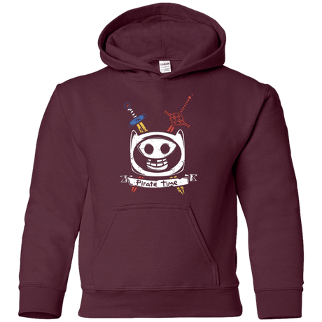 Sweatshirts Maroon / YS Pirate Time Youth Hoodie