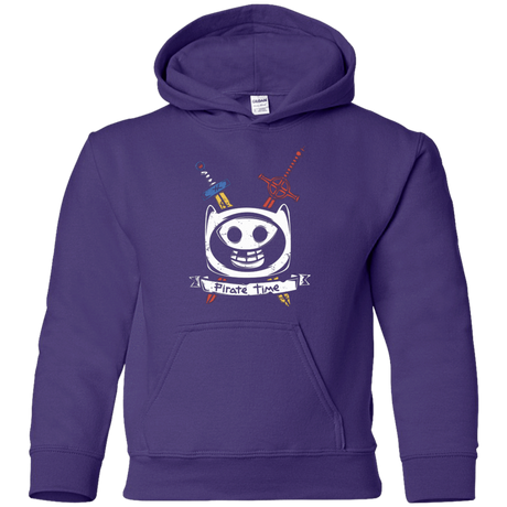 Sweatshirts Purple / YS Pirate Time Youth Hoodie