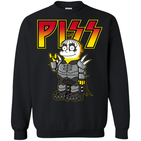 Sweatshirts Black / S Piss Crewneck Sweatshirt