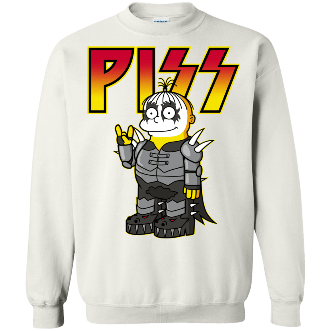 Sweatshirts White / S Piss Crewneck Sweatshirt