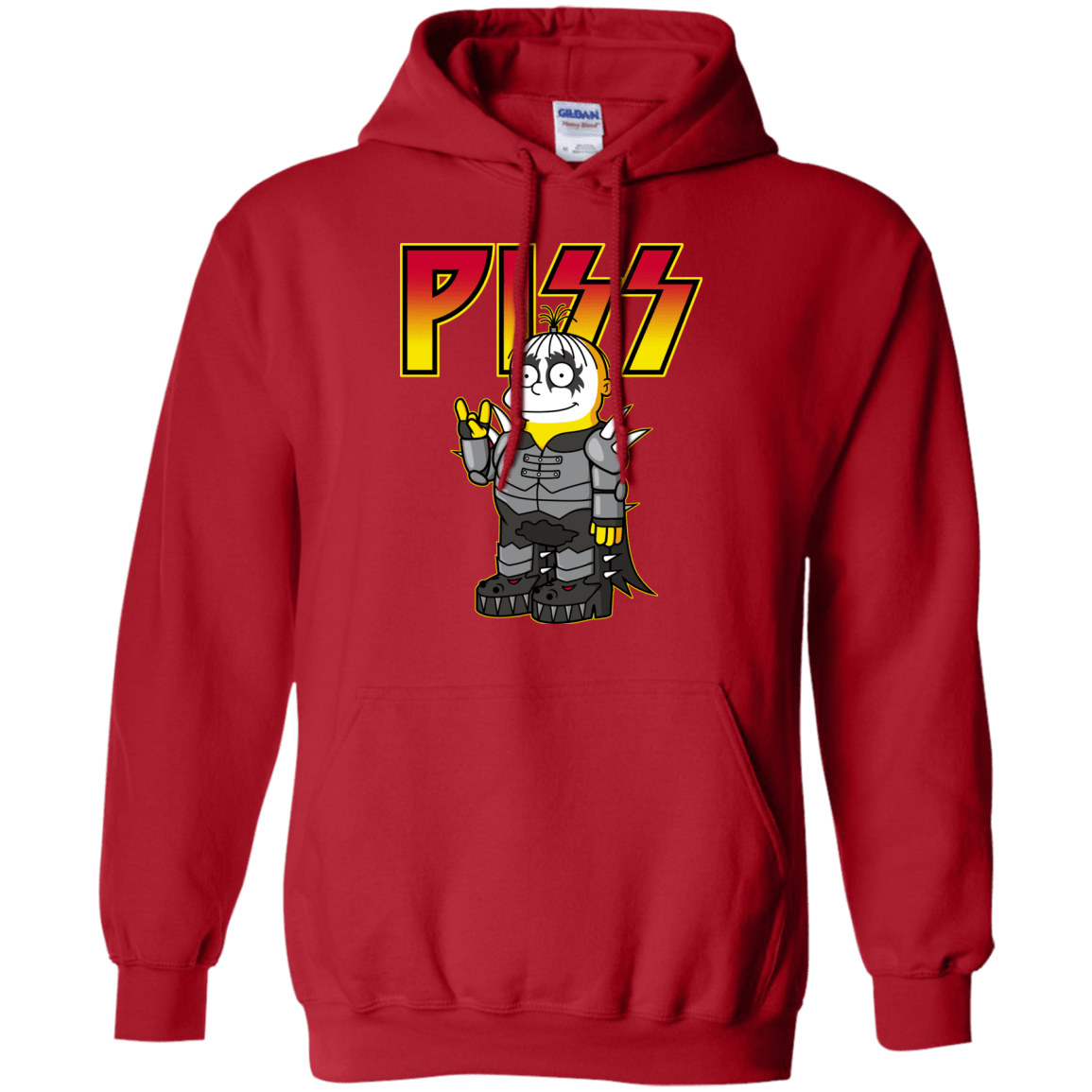 Sweatshirts Red / S Piss Pullover Hoodie