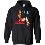 Sweatshirts Black / Small Pixel Pinup Pauline Pullover Hoodie