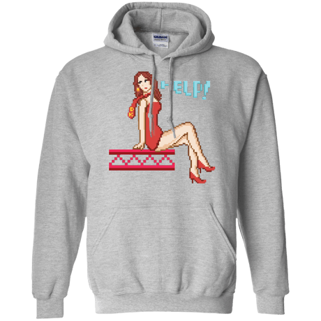 Sweatshirts Sport Grey / Small Pixel Pinup Pauline Pullover Hoodie