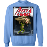 Sweatshirts Carolina Blue / Small Pizza Comics Crewneck Sweatshirt