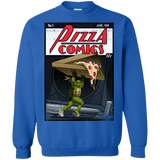 Sweatshirts Royal / Small Pizza Comics Crewneck Sweatshirt