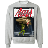 Sweatshirts Sport Grey / Small Pizza Comics Crewneck Sweatshirt