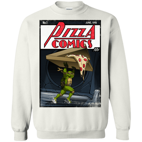 Sweatshirts White / Small Pizza Comics Crewneck Sweatshirt