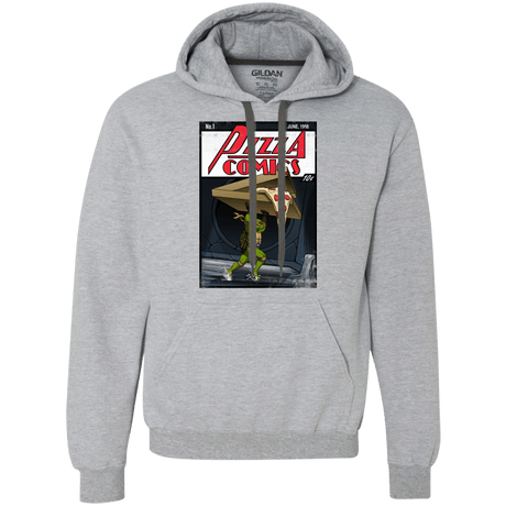Sweatshirts Sport Grey / Small Pizza Comics Premium Fleece Hoodie