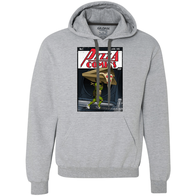 Sweatshirts Sport Grey / Small Pizza Comics Premium Fleece Hoodie