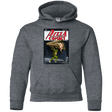 Sweatshirts Dark Heather / YS Pizza Comics Youth Hoodie