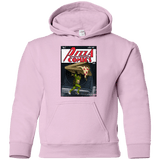 Sweatshirts Light Pink / YS Pizza Comics Youth Hoodie
