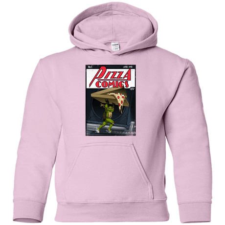 Sweatshirts Light Pink / YS Pizza Comics Youth Hoodie
