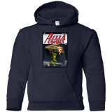 Sweatshirts Navy / YS Pizza Comics Youth Hoodie