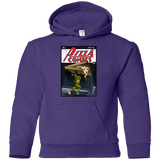 Sweatshirts Purple / YS Pizza Comics Youth Hoodie