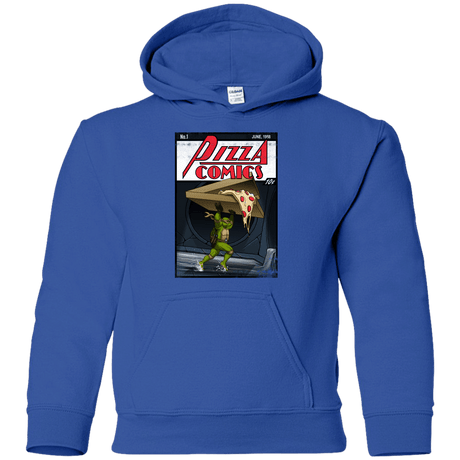 Sweatshirts Royal / YS Pizza Comics Youth Hoodie
