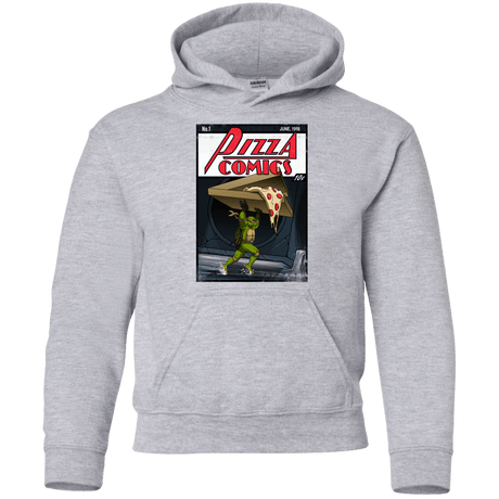 Sweatshirts Sport Grey / YS Pizza Comics Youth Hoodie