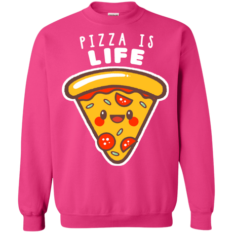 Sweatshirts Heliconia / S Pizza is Life Crewneck Sweatshirt