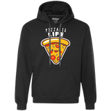 Sweatshirts Black / S Pizza is Life Premium Fleece Hoodie