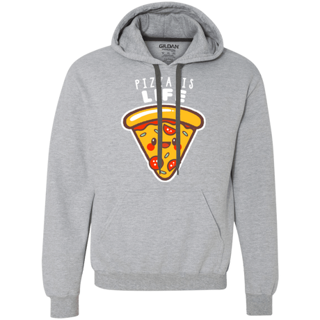 Sweatshirts Sport Grey / S Pizza is Life Premium Fleece Hoodie