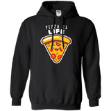 Sweatshirts Black / S Pizza is Life Pullover Hoodie