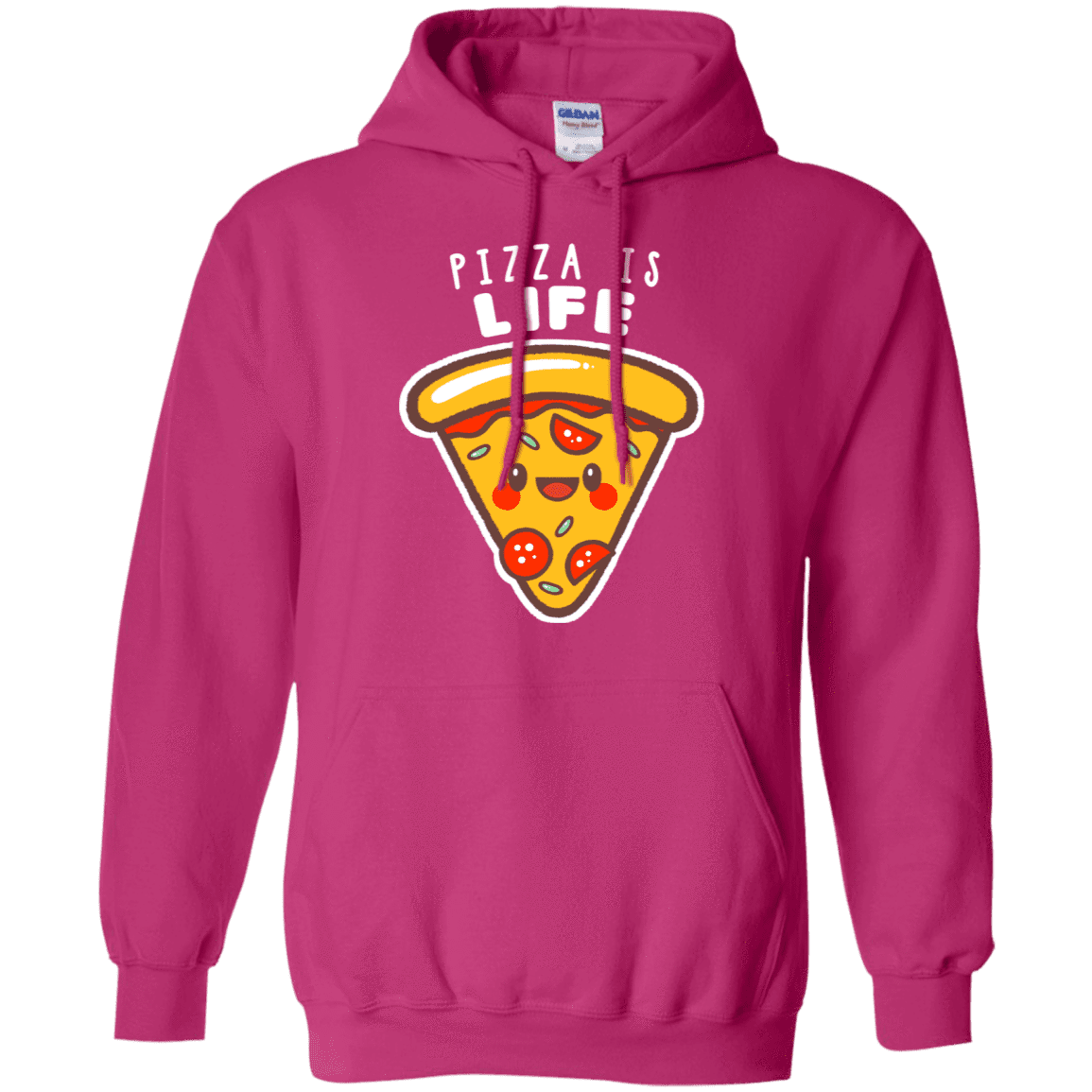 Sweatshirts Heliconia / S Pizza is Life Pullover Hoodie