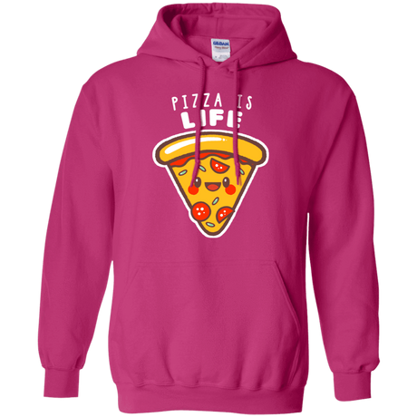 Sweatshirts Heliconia / S Pizza is Life Pullover Hoodie