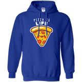 Sweatshirts Royal / S Pizza is Life Pullover Hoodie