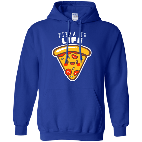 Sweatshirts Royal / S Pizza is Life Pullover Hoodie