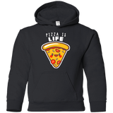 Sweatshirts Black / YS Pizza is Life Youth Hoodie