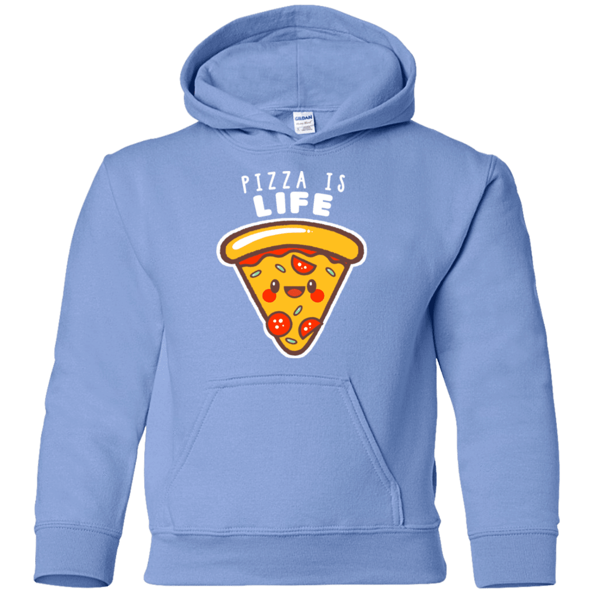 Sweatshirts Carolina Blue / YS Pizza is Life Youth Hoodie